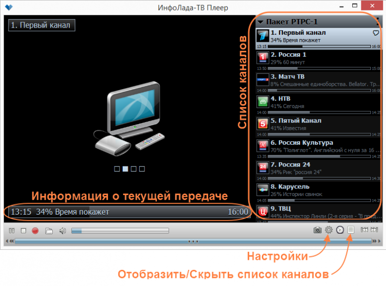 Просмотр iptv на mac os